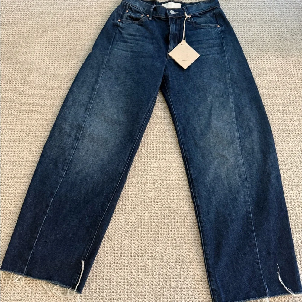Mother Women's mid-rise Full Pipe Flood jeans NWT - Picture 7 of 10